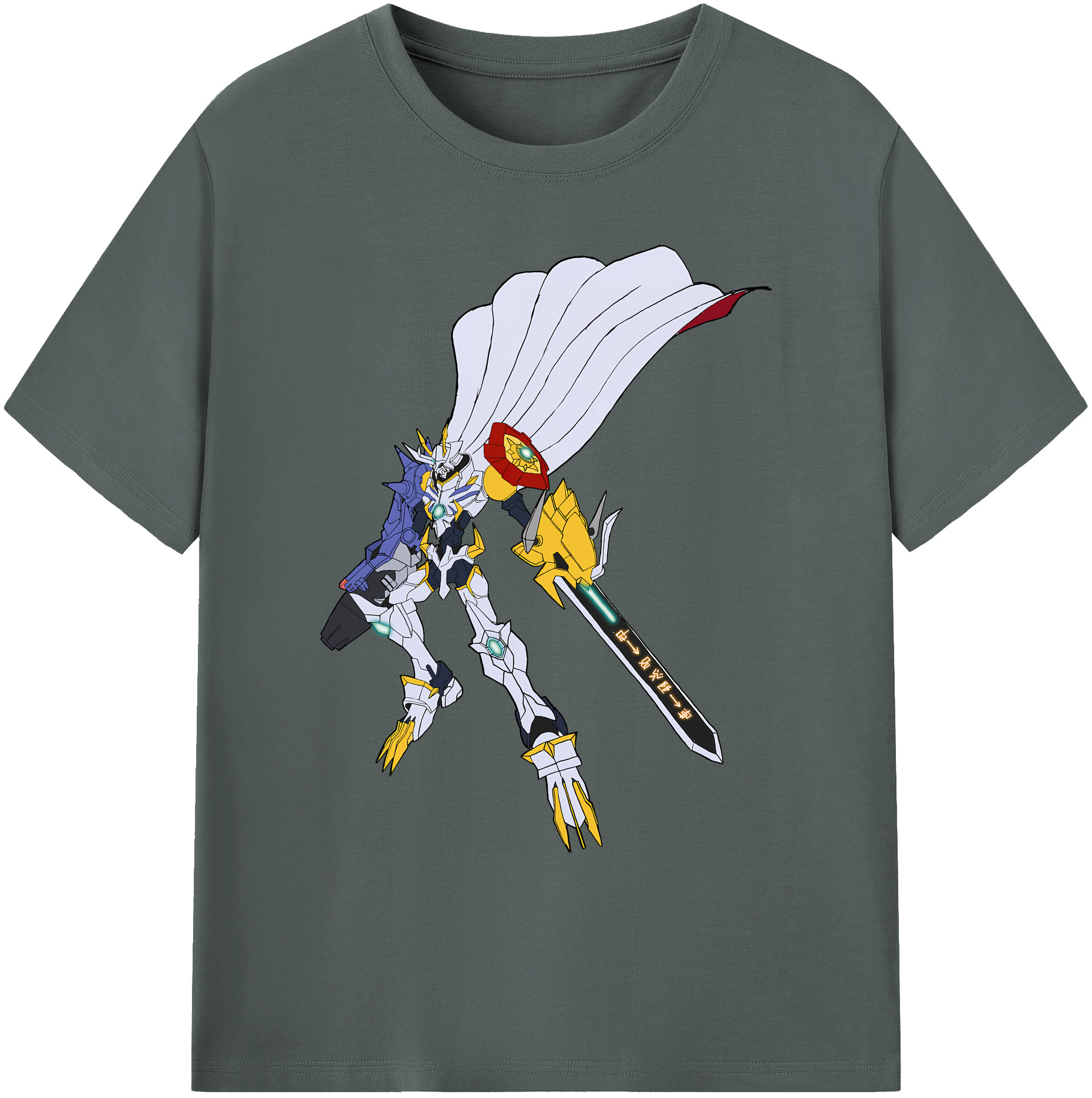 （画像用） Digimon デジタルモンスター/デジモン 綿100％ メンズ半袖Tシャツ｜肌触りやわらか＆通気性